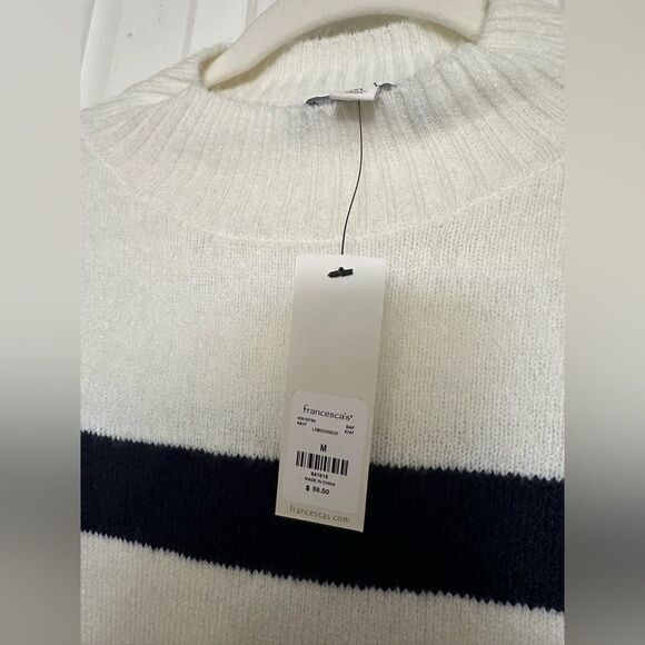 GENNIE STRIPED MOCK NECK SWEATER MINI DRESS - Picture 9 of 9